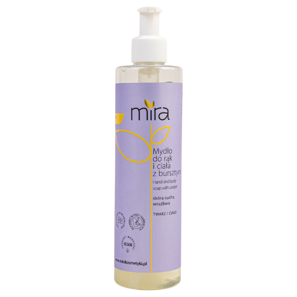 Mydło do twarzy i ciała z bursztynem 300 ml